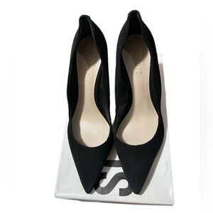 SCHUTZ Black Pointed Toe Heels